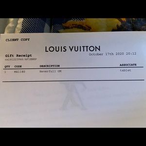Authentic Louis Vuitton GM Monogram Never full